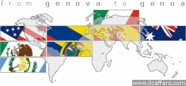 Genoa e Genova tra Stati Uniti, Messico, Guatemala, Colombia, Ecuador, Spagna e Australia