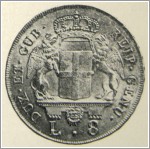 1796 scudo da otto lire
