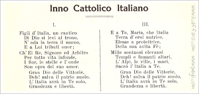 Inno Cattolico Italiano