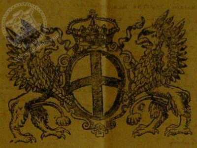 Stemma Serenissima Repubblica di Genova 1657