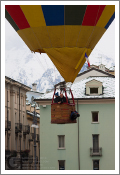 Aosta, San Valentino in mongolfiera